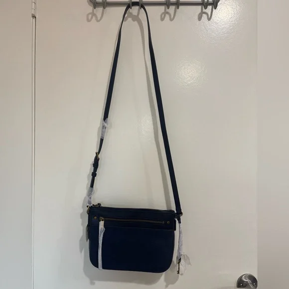 Fossil NWT Navy Blue Crossbody Bag - Picture 4 of 11